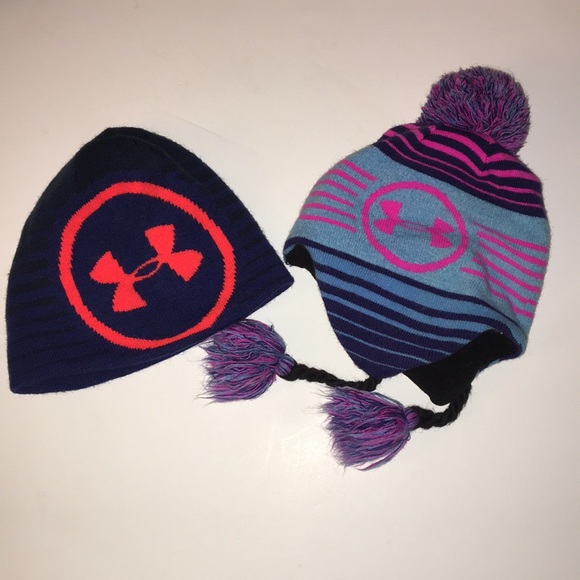 Under Armour Other - Under Armour 2 Kids Winter Cap Bundle EUC